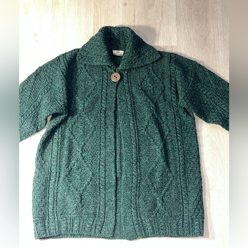 Carriage Donn Green Cardigan Size XL